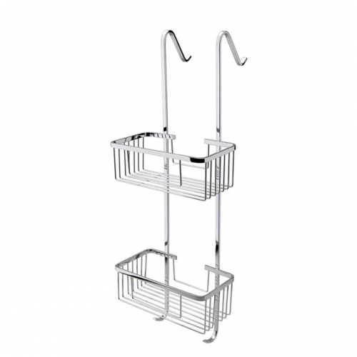Chrome Two Tier Hanging Shower Caddy