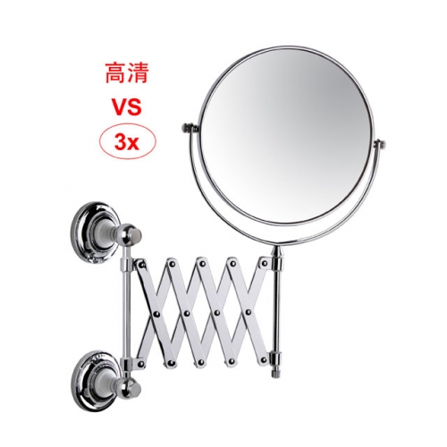 Classical Extendable Mirror with 3X fuction -Chrome