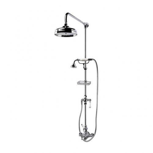 Thermostatic Exposed 8“ Shower With Handset KIT