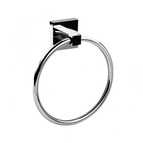 Wall Mounted Stainless Steel Towel Ring - Chrome