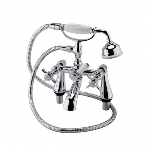 Traditional Art Deco Bath Tap With Shower