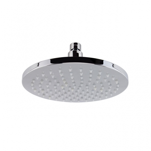 Brass 200mm Round LED Fixed Shower Head