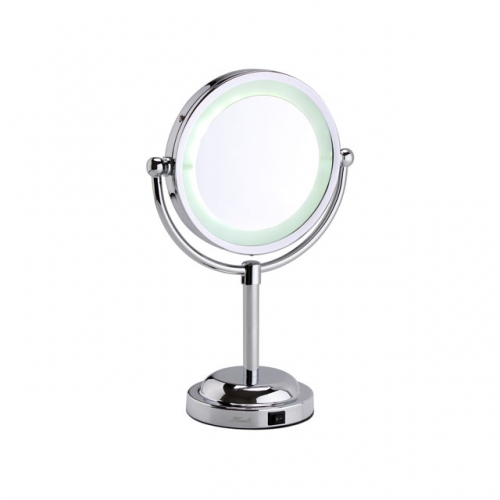 LED Illuminated Free Standing Cosmetic Mirror