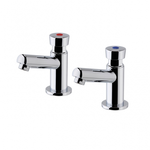 Time adjustable modern non concussive basin tap