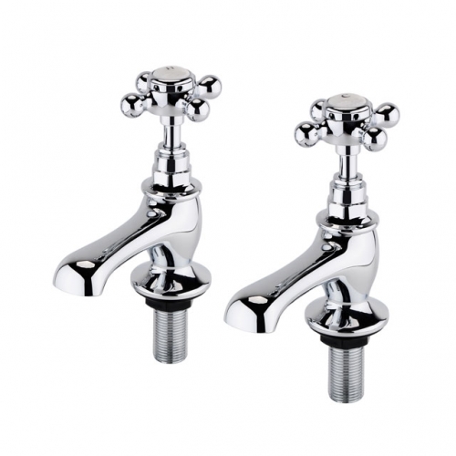 Traditional G1/2 Pair Basin Whole Brass Tap