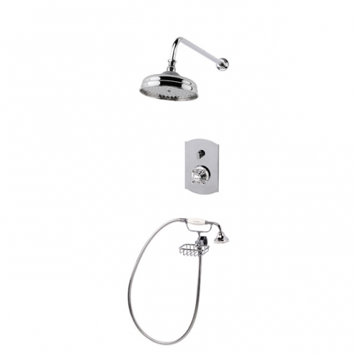 Traditional Two Directions For Out Water Concealed Thermostatic Kit  For Top Shower&Handset