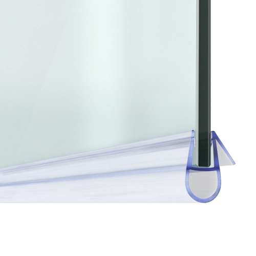 7mm Gap Bath Shower Screen Door Seal Strip - Glass 4-6mm