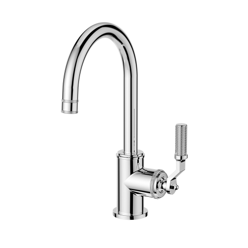Luxuriously Industrial Style Mono Kitchen Brass Mixed Tap