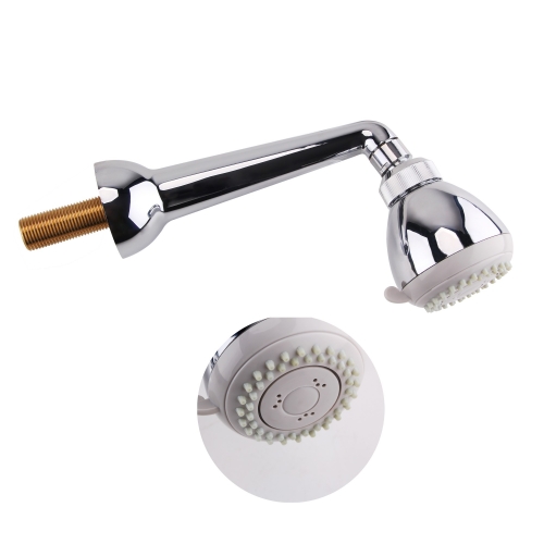 2 Function Fixed Shower Head & Arm - Chrome